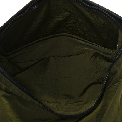 Bottega Veneta Nylon Nappa Intrecciato Convertible Tote Khaki Black 6 of 21