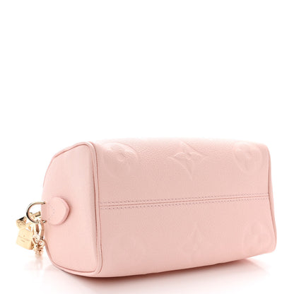 Louis Vuitton Empreinte Monogram Giant Speedy Bandouliere 20 Pink Opale 4 of 11