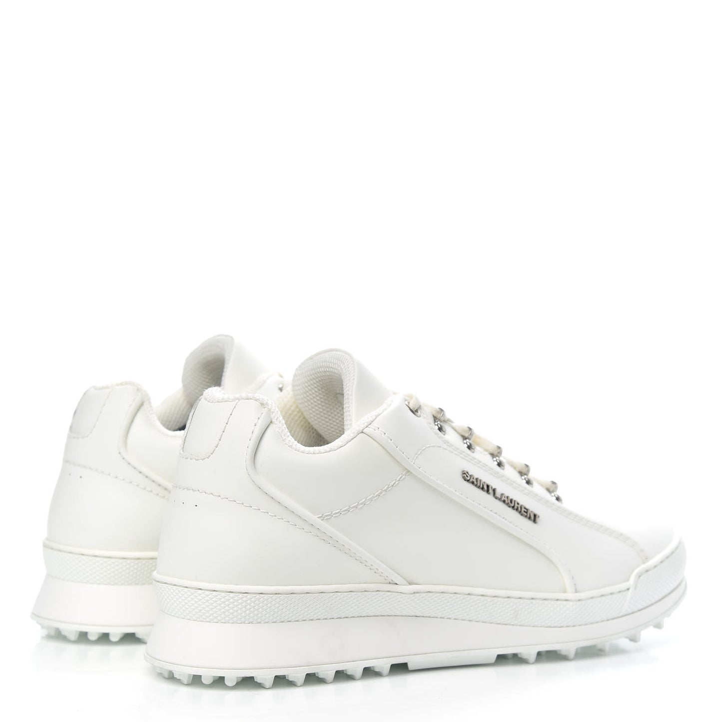 Calfskin Jump Low Top Sneakers 41 Optic White