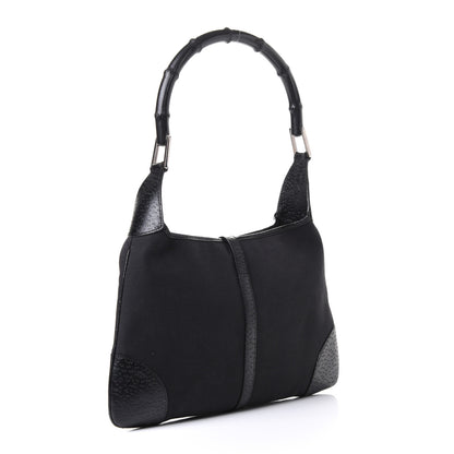 Gucci Monogram Small Jackie O Hobo Black 2 of 4