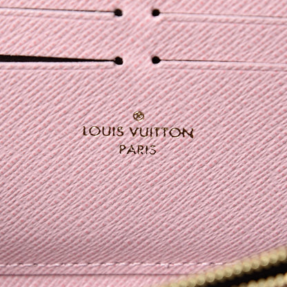 Louis Vuitton Monogram Clemence Wallet Rose Ballerine 6 of 10