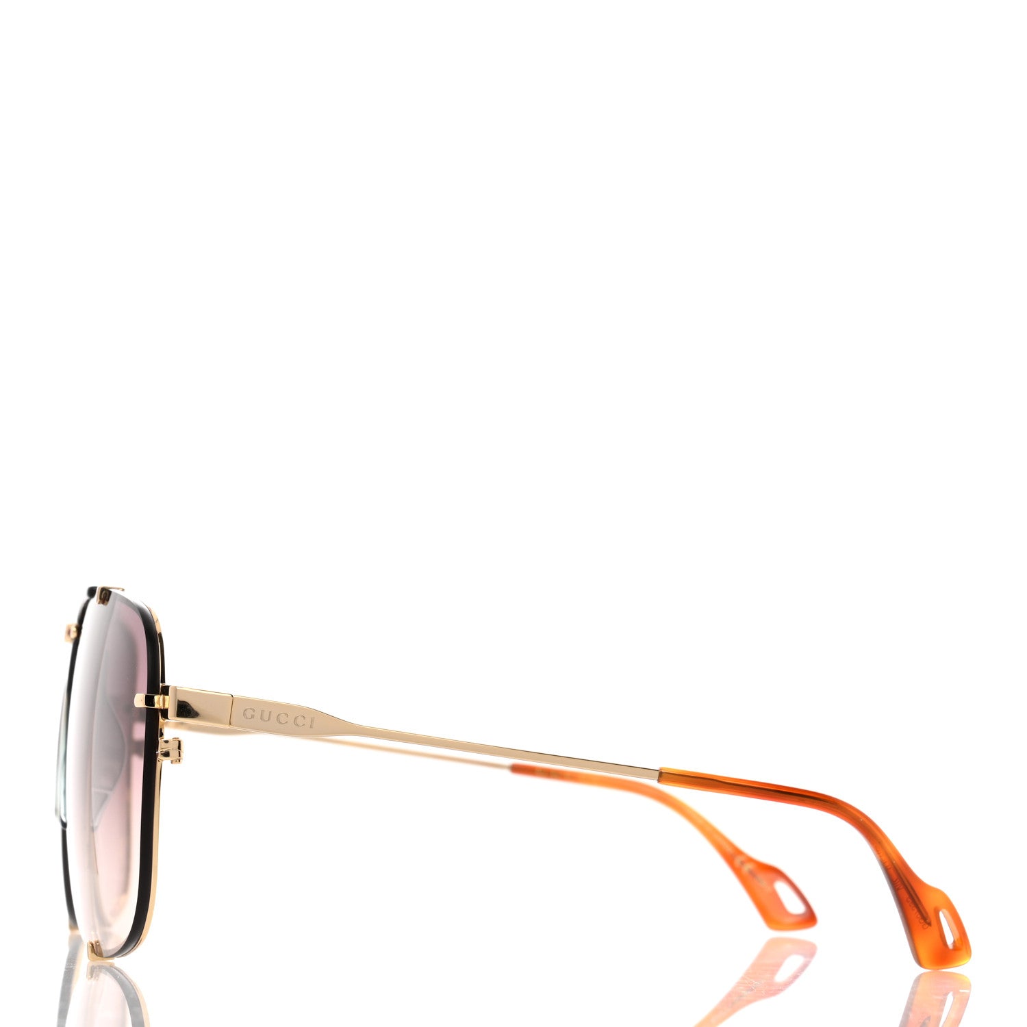 Gucci Metal Square Frame Sunglasses GG0739S 3 of 8