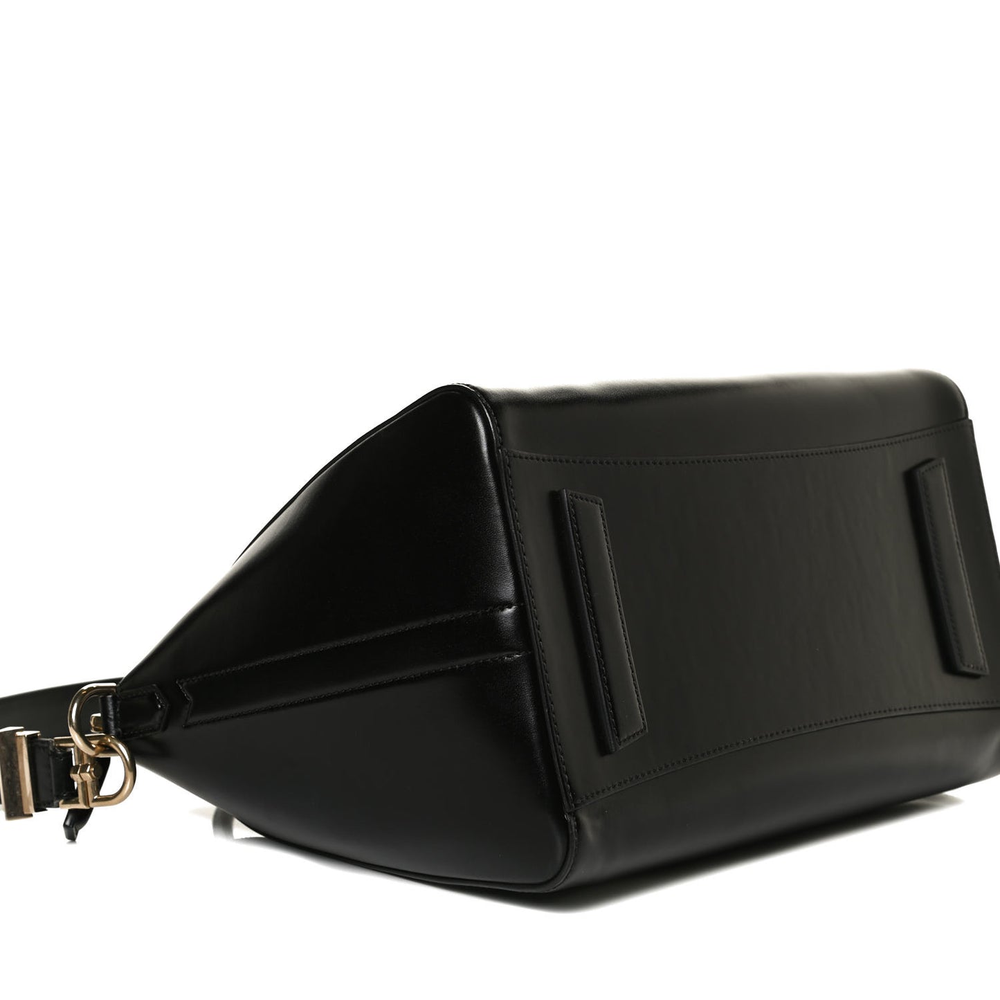 Shiny Lord Calfskin Medium Antigona Black