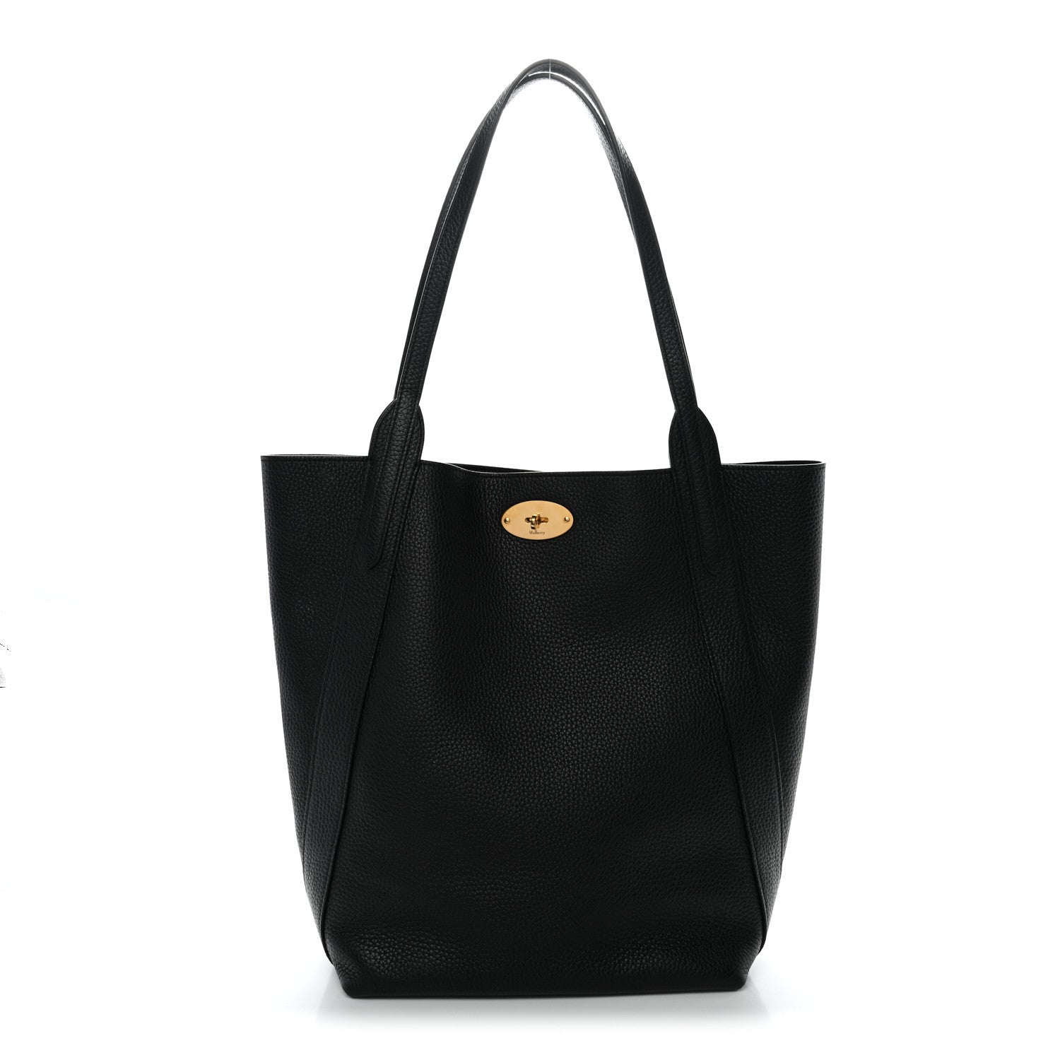 Mulberry Heavy Grain Bayswater North South Tote Black 1 of 10