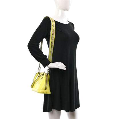 Louis Vuitton Epi Jacquard Alma BB Yellow Citron 2 of 11