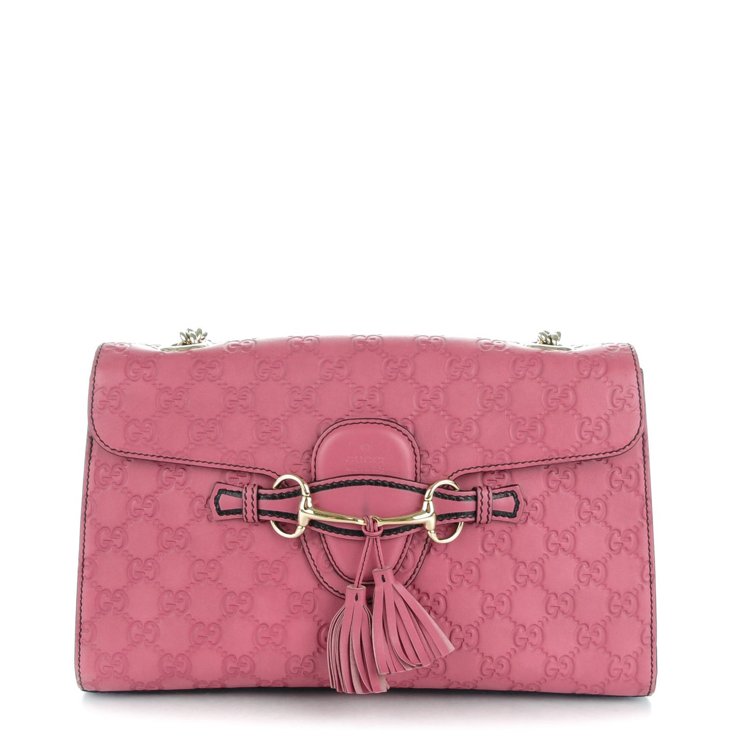 Guccissima Medium Emily Chain Shoulder Bag Peonia Flower