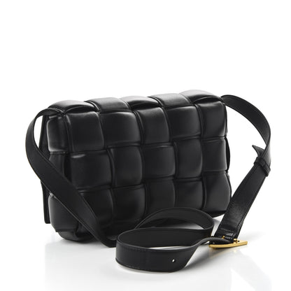 Bottega Veneta Nappa Maxi Intreccio Padded Cassette Crossbody Bag Black 3 of 9