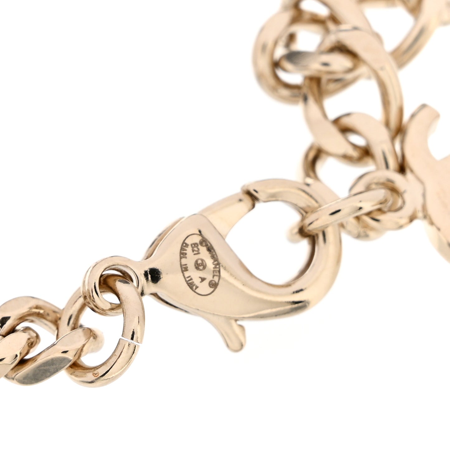 Crystal CC Chain Bracelet Gold Silver