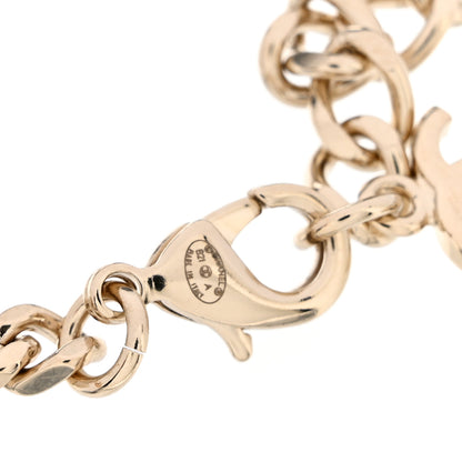 Chanel Crystal CC Chain Bracelet Gold Silver 4 of 4