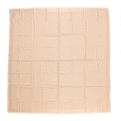 Louis Vuitton Silk Wool Monogram Shawl Dune 1 of 4