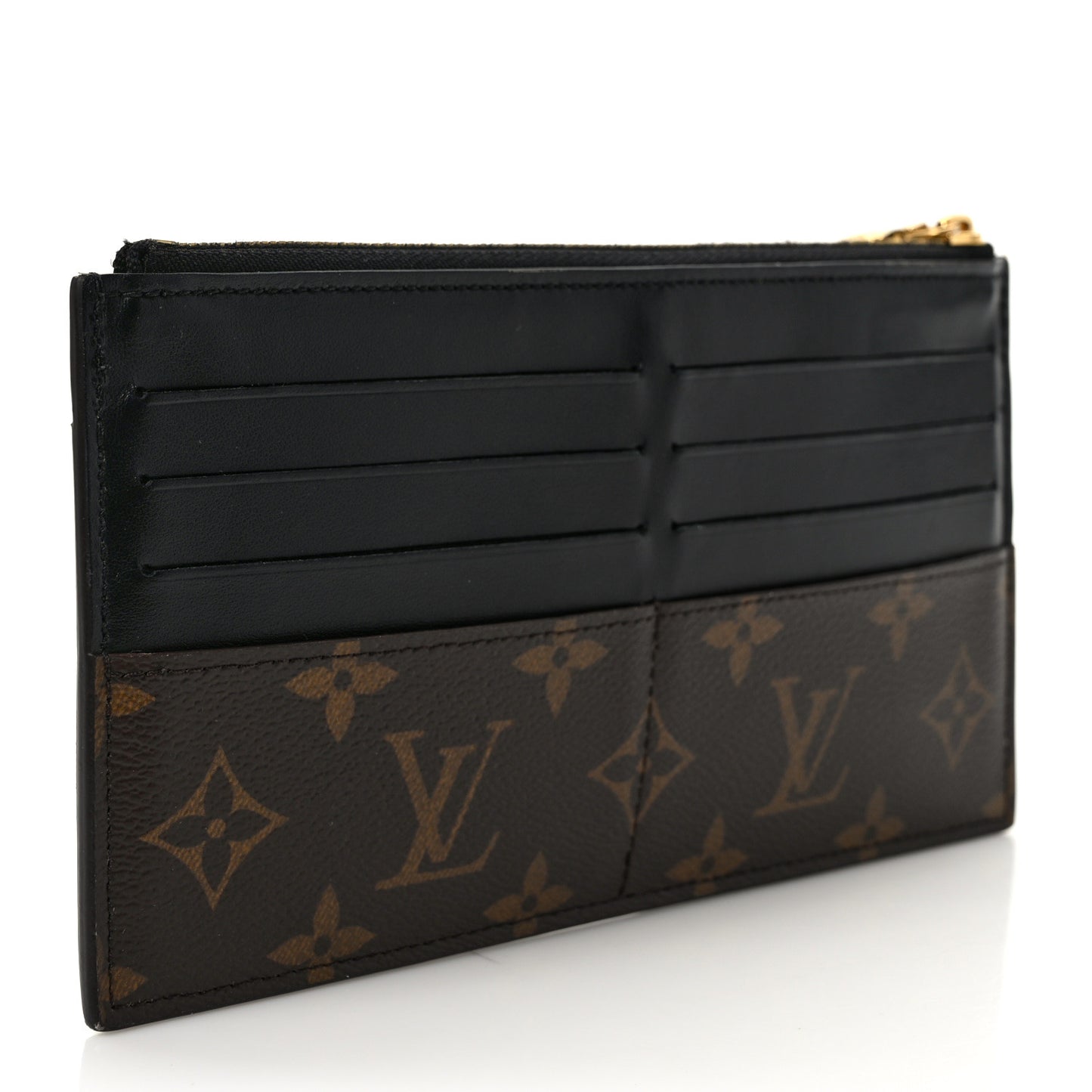 Monogram Slim Purse Black