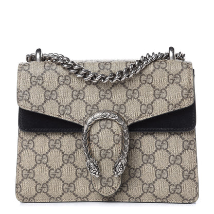 Gucci GG Supreme Monogram Mini Dionysus Shoulder Bag Black 1 of 11