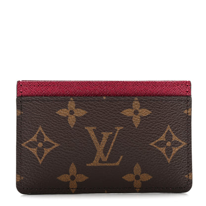Louis Vuitton Monogram Card Holder Fuchsia 1 of 8