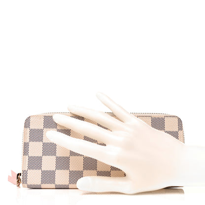 Louis Vuitton Damier Azur Clemence Wallet 2 of 9
