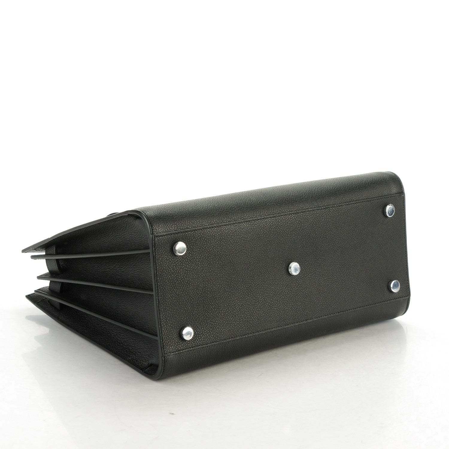 Saint Laurent Grained Calfskin Small Sac De Jour Black 4 of 7