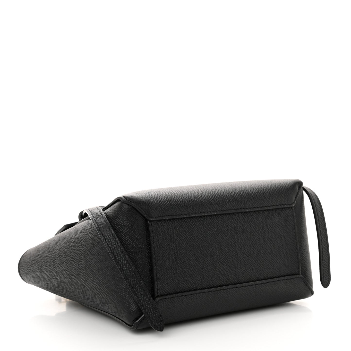 Grained Calfskin Nano Belt Bag Black