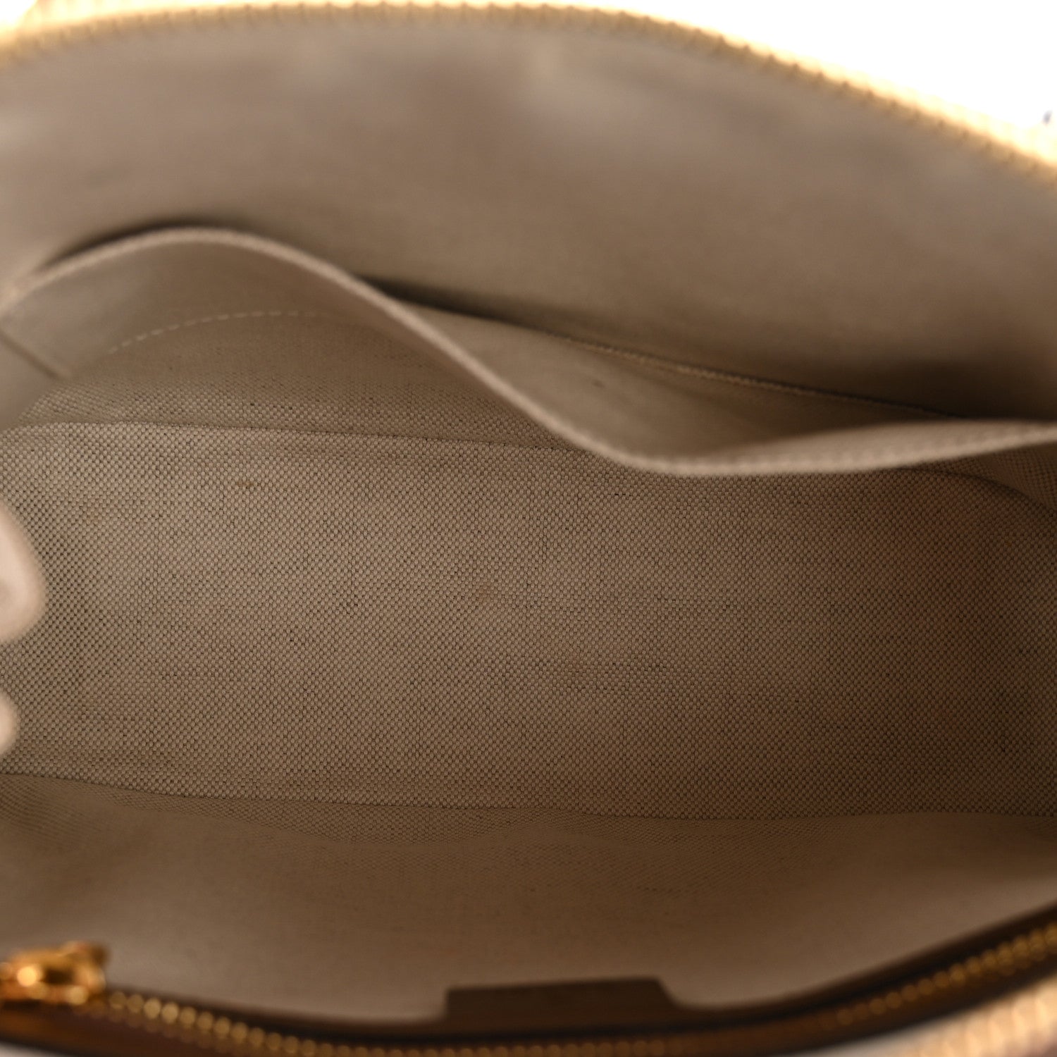 Gucci GG Supreme Monogram Azalea Calfskin Small Horsebit 1955 Top Handle Bag Beige Ebony Brown Sugar 5 of 13