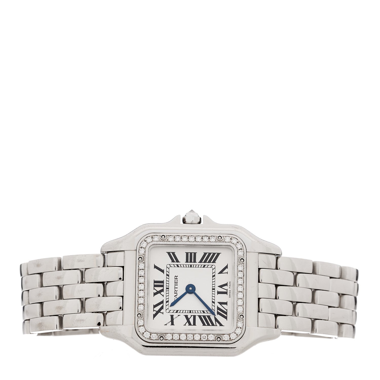 Cartier 18K White Gold Diamond 27mm Panthere Quartz Watch 1840953