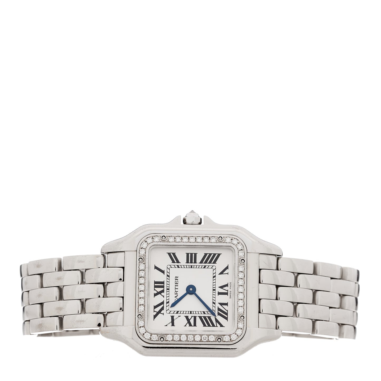 18K White Gold Diamond 27mm Panthere Quartz Watch