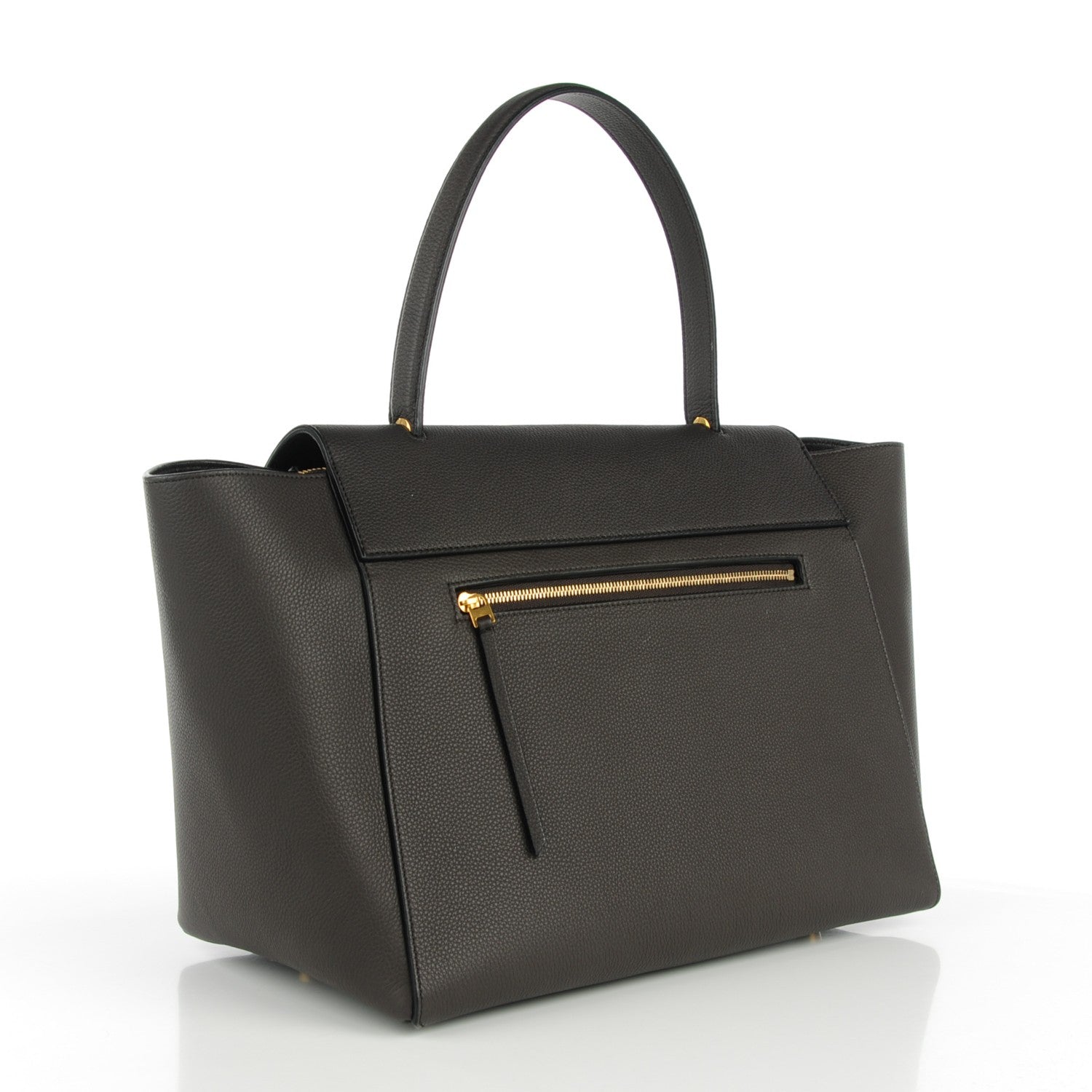 Celine Baby Grained Calfskin Small Belt Bag Dark Taupe 3 of 8
