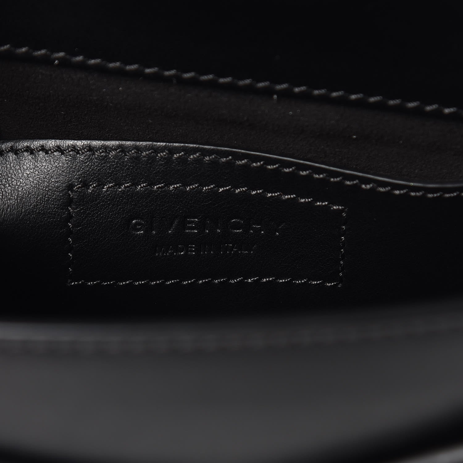 Givenchy Calfskin Mini Infinity Saddle Bag Black 6 of 11