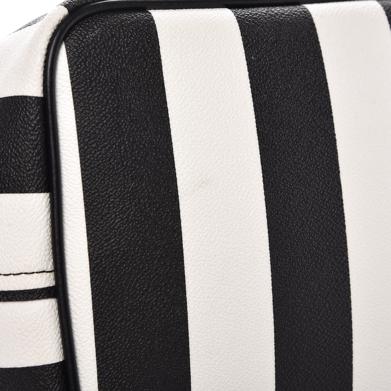 Givenchy Coated Canvas Striped Large Antigona Tote Black White 8 of 13