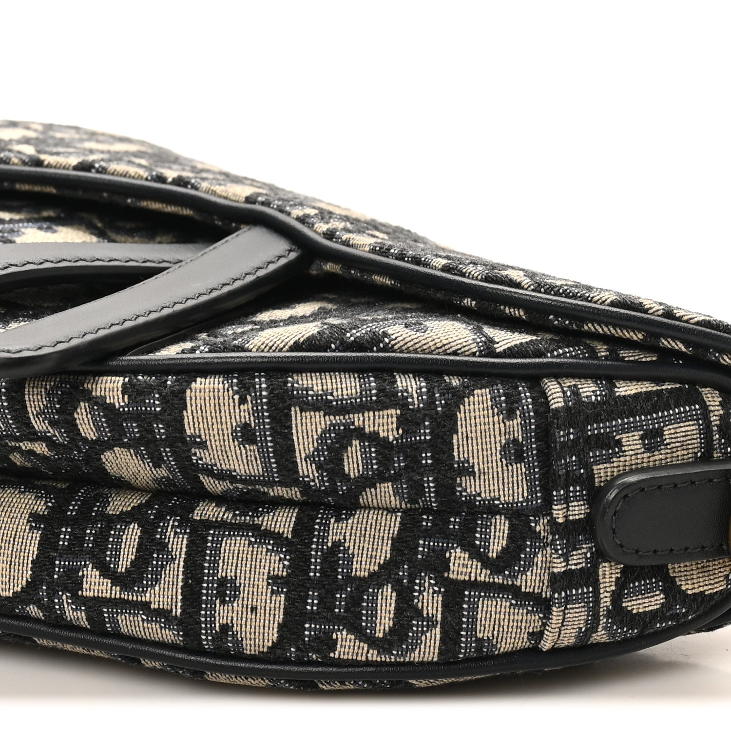 Christian Dior Oblique Mini Saddle Bag Blue 10 of 10