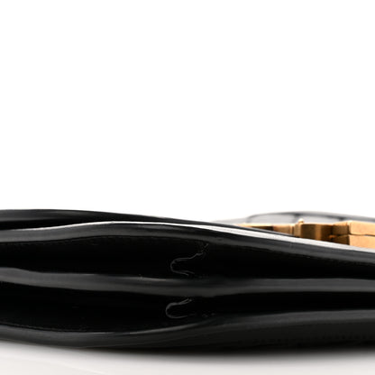 Saint Laurent Lambskin Quilted Monogram Medium Solferino Satchel Black 10 of 11