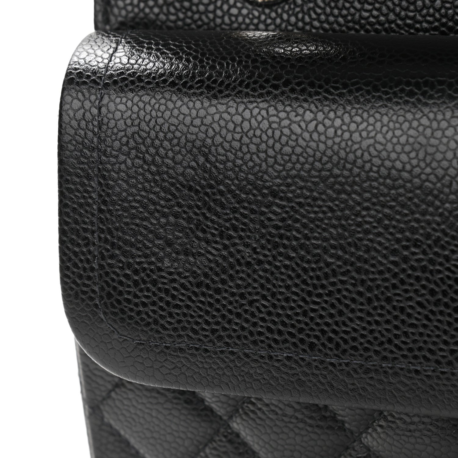 Chanel Caviar Quilted Medium Double Flap Black 9 of 13