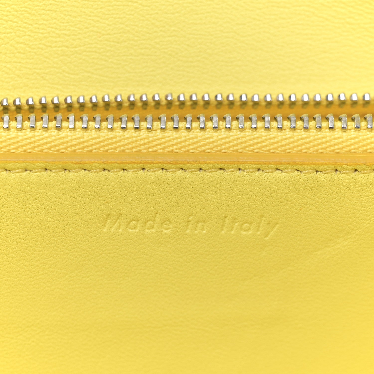 Celine Liege Calfskin Medium Classic Box Flap Bag Fluo Yellow 7 of 12