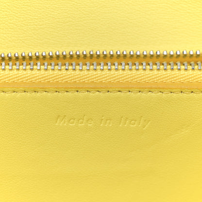 Celine Liege Calfskin Medium Classic Box Flap Bag Fluo Yellow 7 of 12