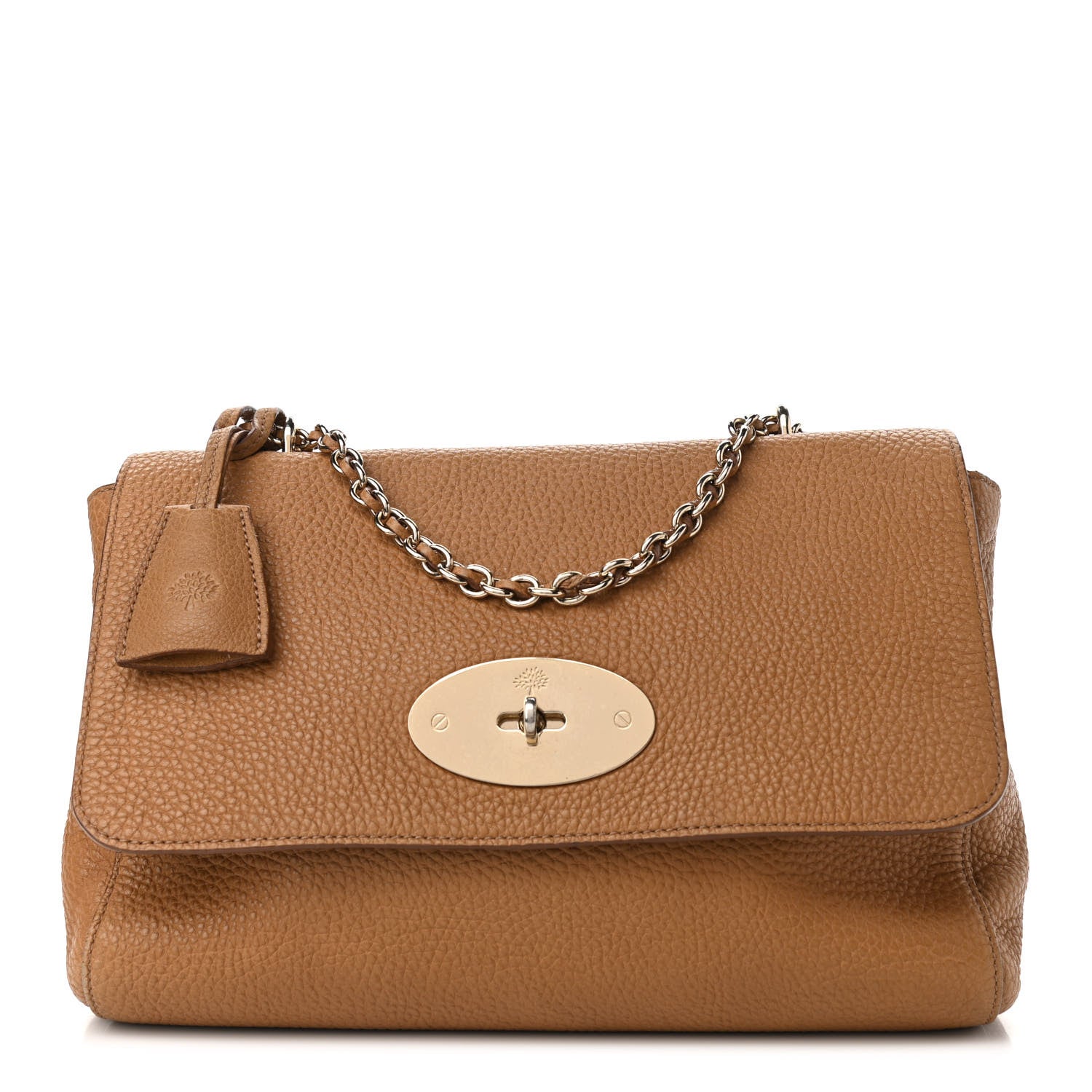 Mulberry Glossy Goatskin Medium Lily Deer Brown 1 of 15
