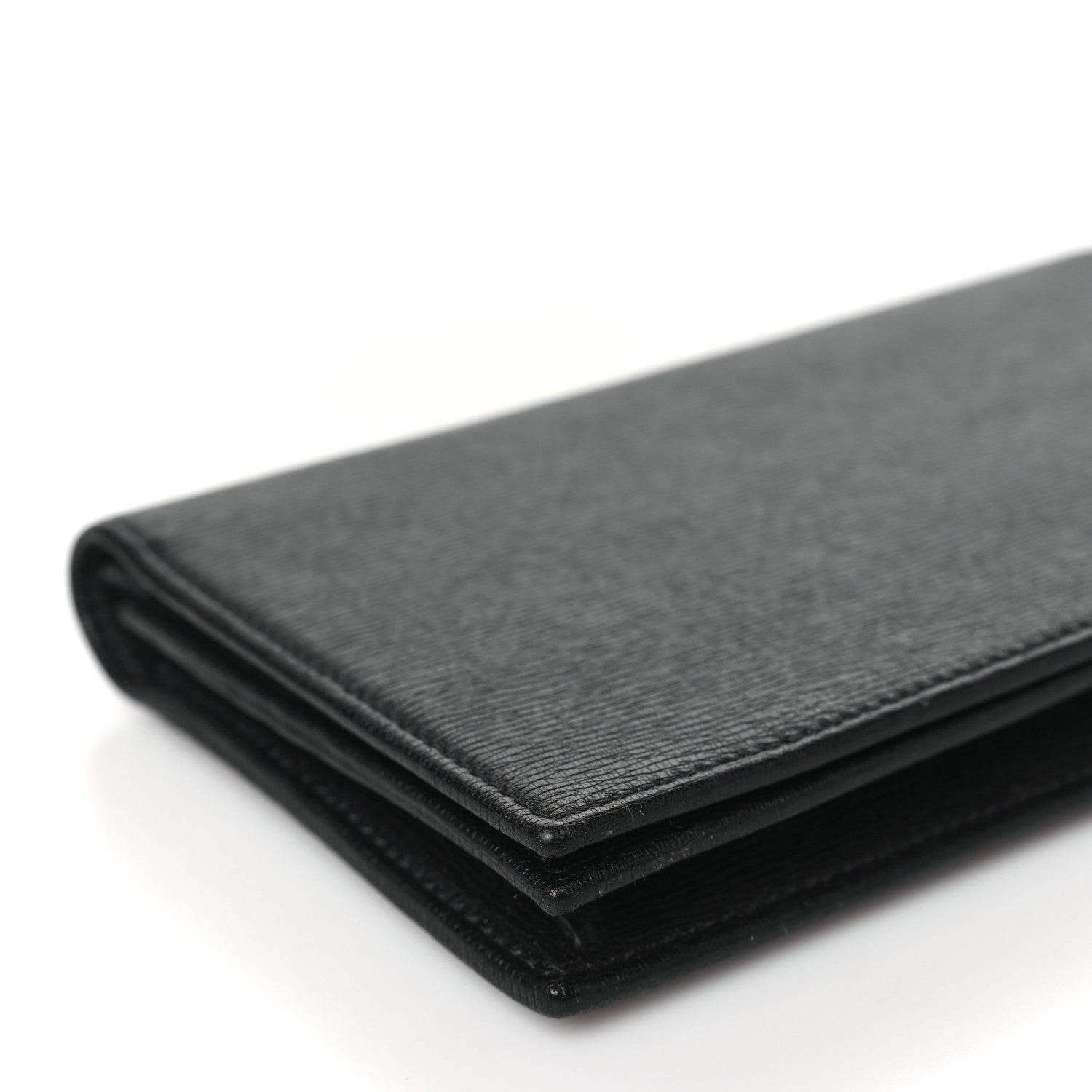 Gucci Textured Calfskin Medium Betty Chain Wallet Black 8 of 9