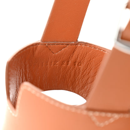 Hermes Calfskin Elbe 60 Sandals 35.5 Marron Glaise 8 of 8