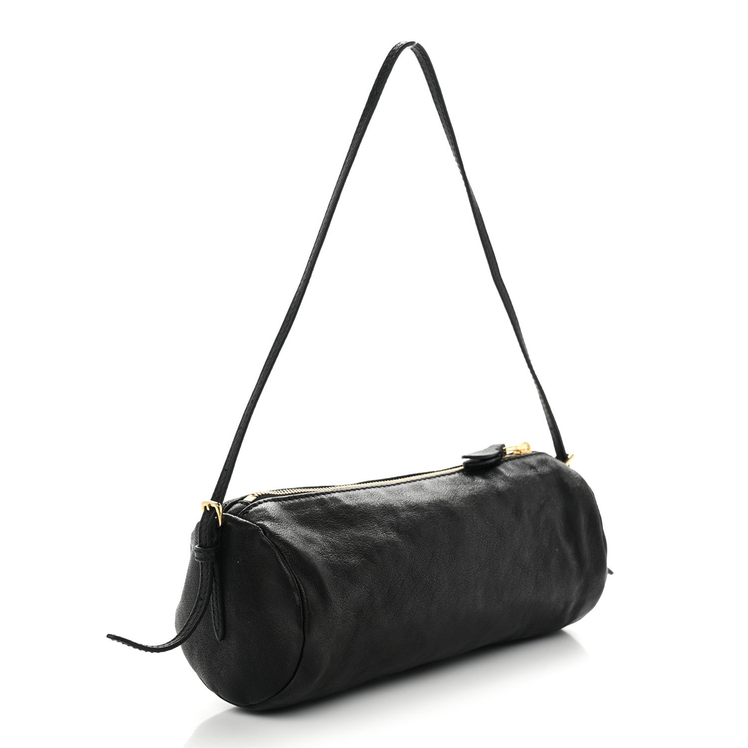 Miu Miu Nappa Aviator Mini Pouch Black 3 of 11
