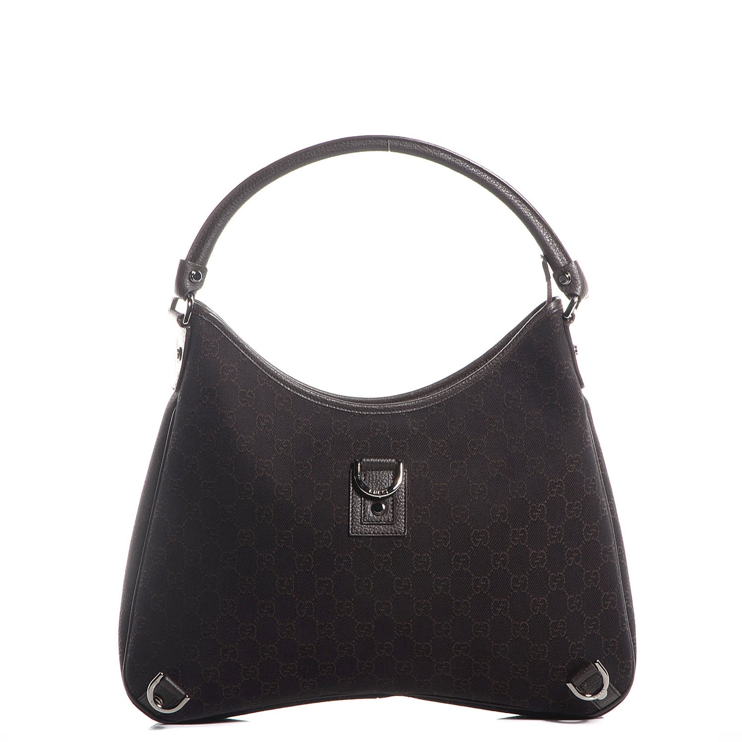 Monogram Abbey D Ring Hobo Brown