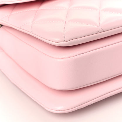 Chanel Lambskin Quilted Small Trendy CC Flap Dual Handle Bag Light Pink 7 of 9