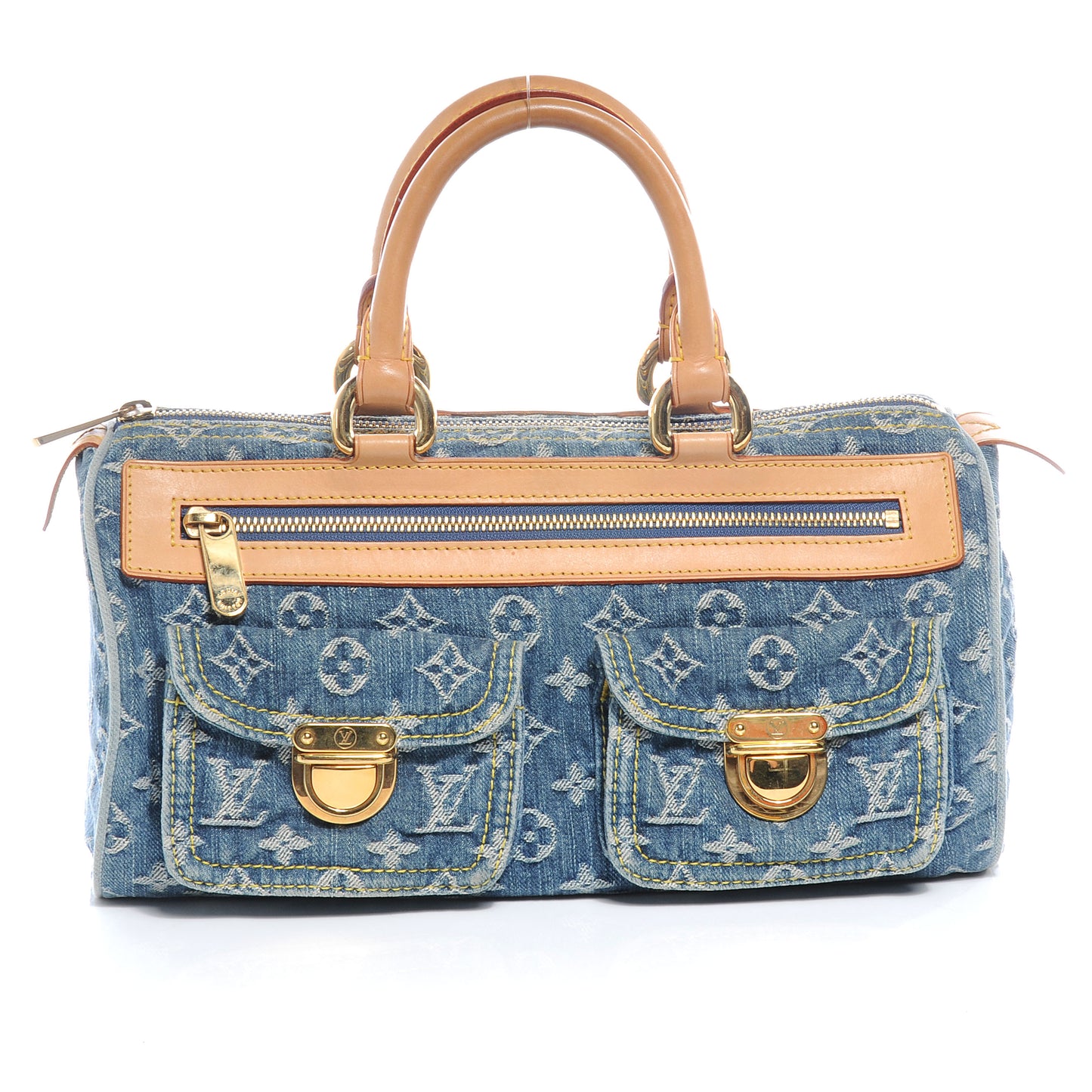 Monogram Denim Neo Speedy Blue