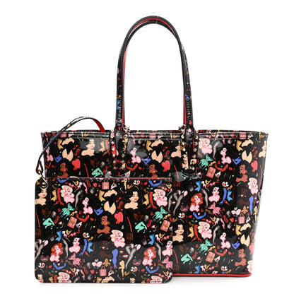 Christian Louboutin Patent Calfskin Small Dita Cabata Tote Black 1 of 12