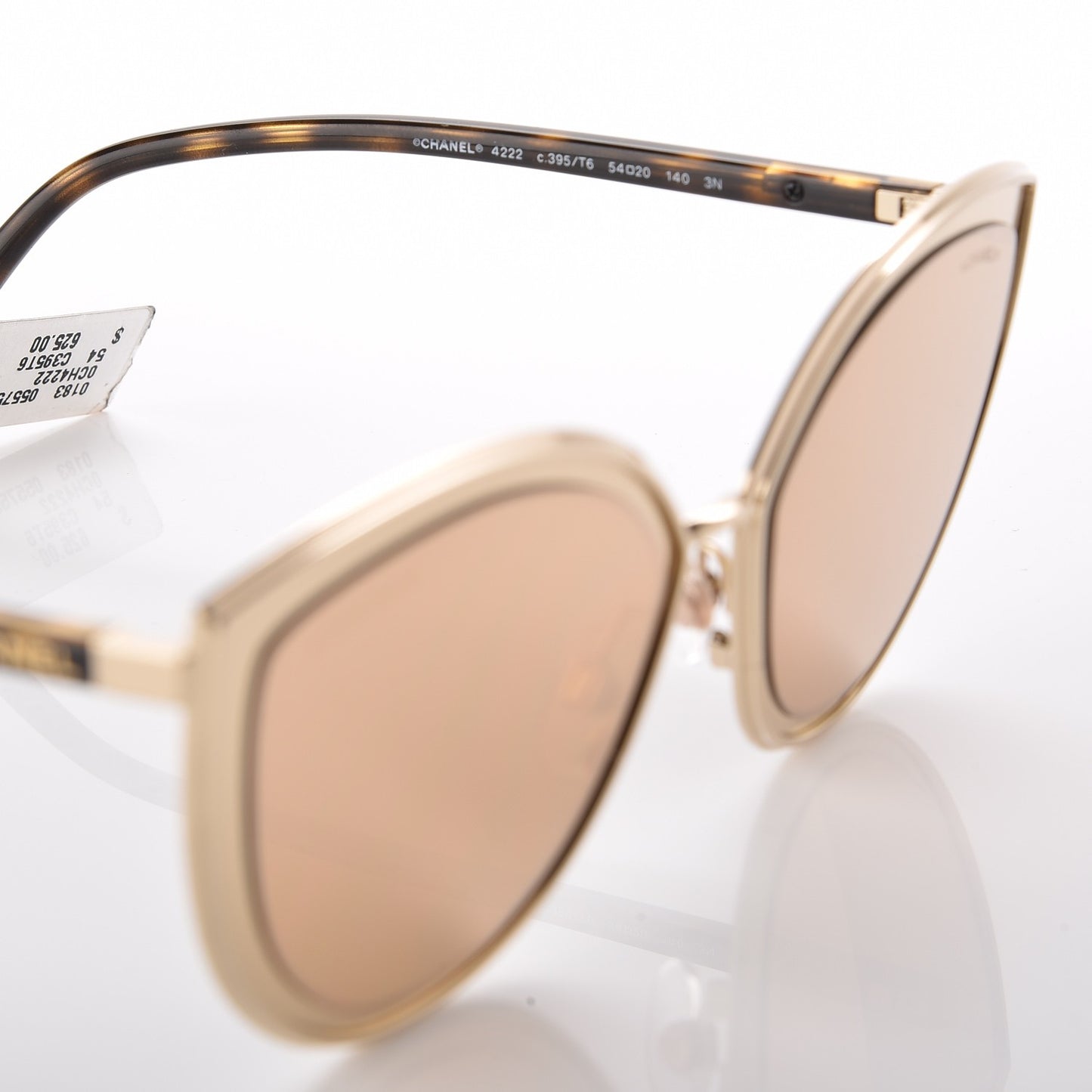 Metal Cat Eye Sunglasses 4222 Gold