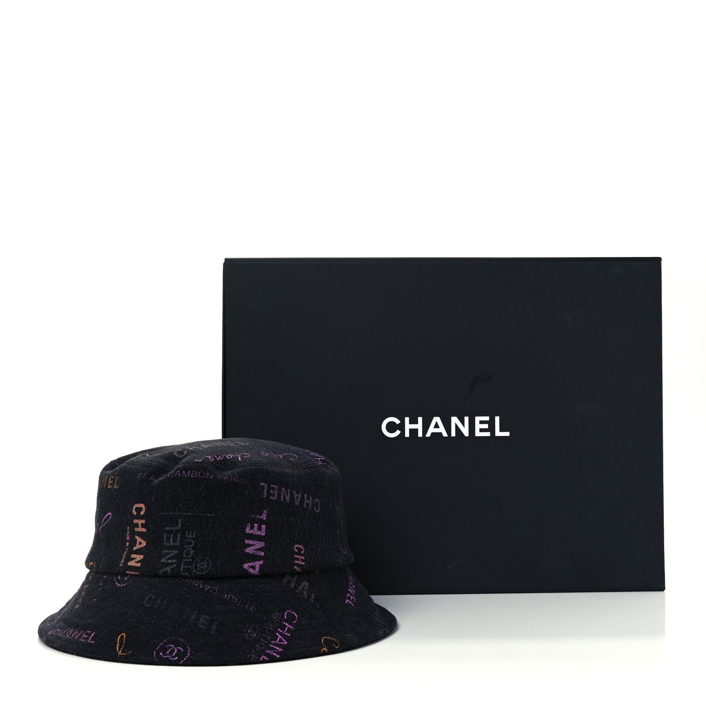 Denim Mood Cloche Bucket Hat M Black