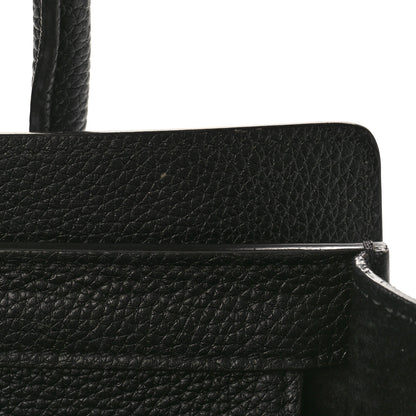 Celine Drummed Calfskin Micro Luggage Black 7 of 9