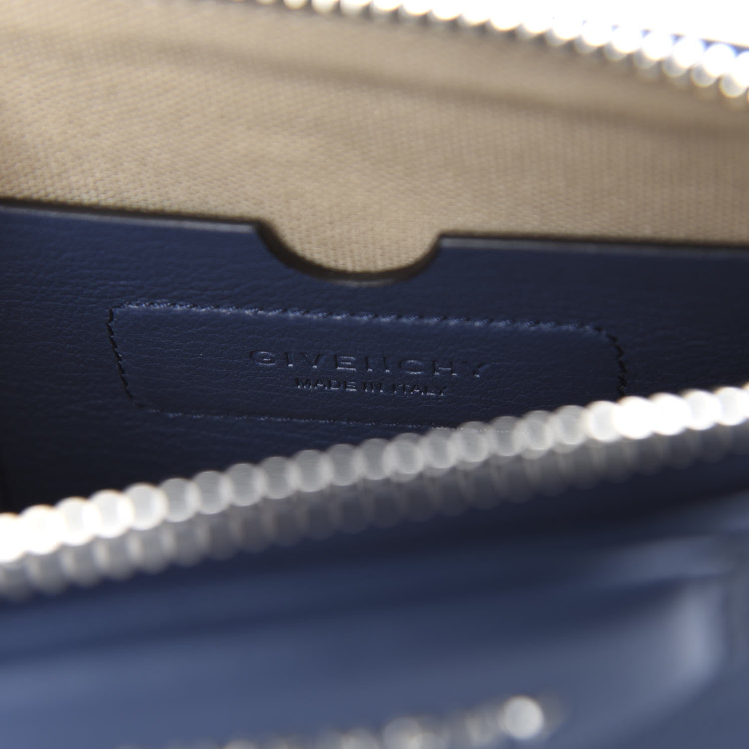 Givenchy Sugar Goatskin Nano Antigona Midnight Blue 8 of 9