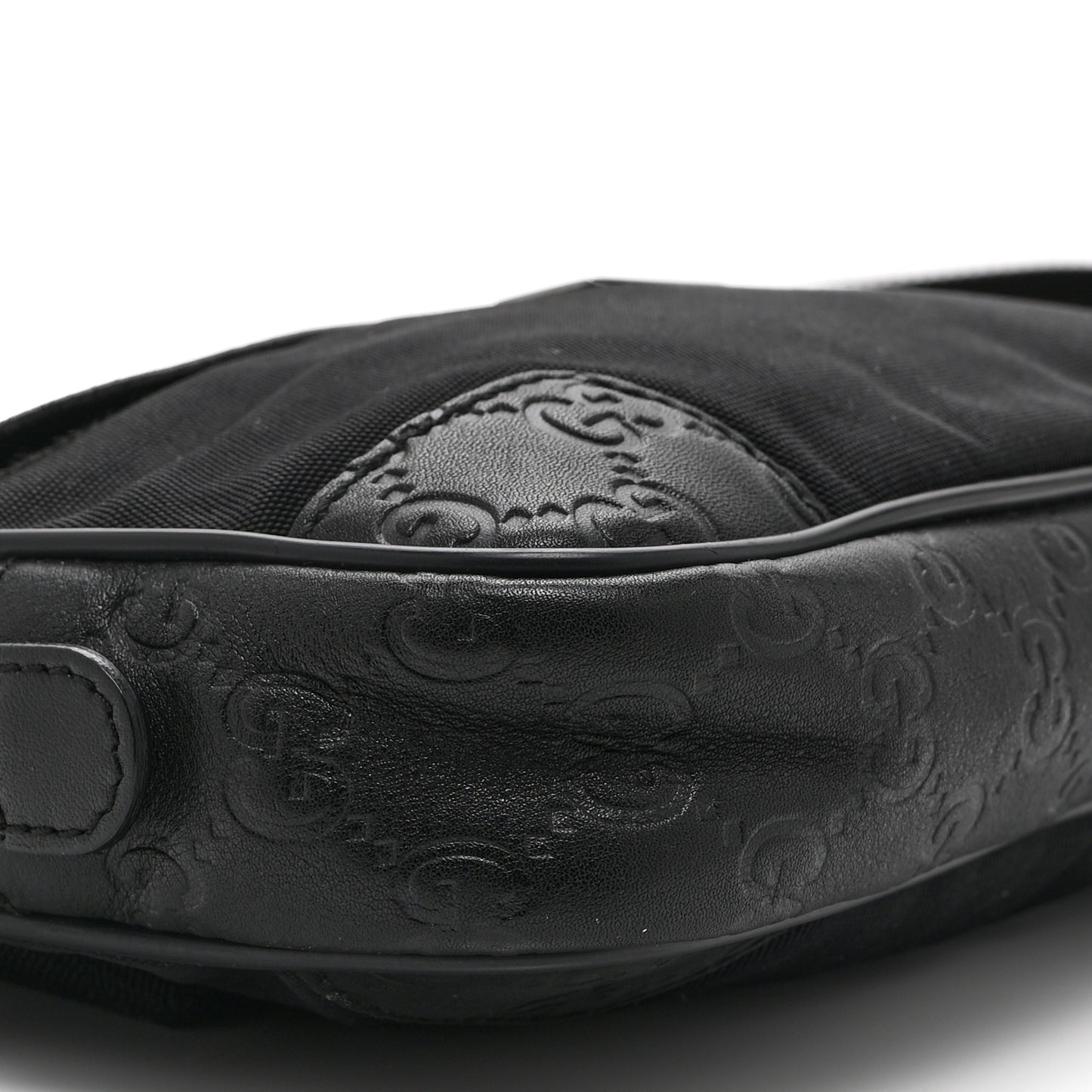 Guccissima Nylon Belt Bag  Black