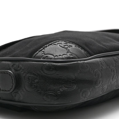 Gucci Guccissima Nylon Belt Bag  Black 9 of 10
