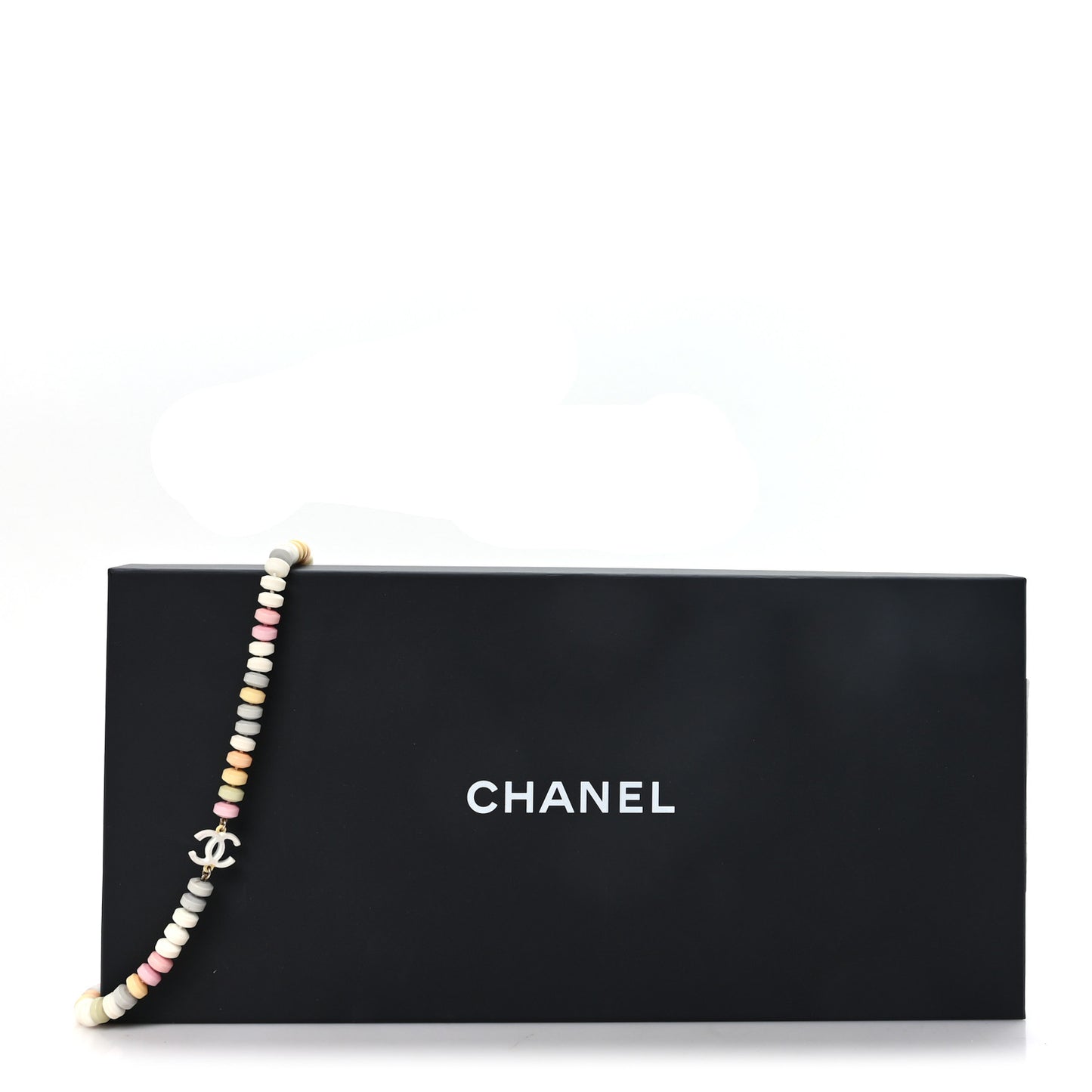 Candy CC Double Strand Necklace Multicolor