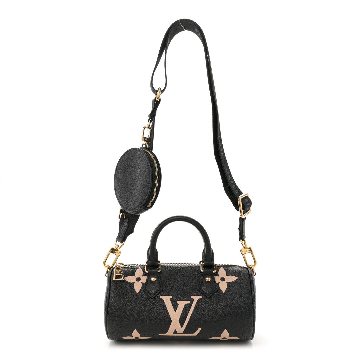Louis Vuitton Empreinte Monogram Giant Papillon BB Black Beige 1 of 10