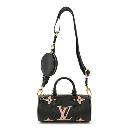 Louis Vuitton Empreinte Monogram Giant Papillon BB Black Beige 1 of 10