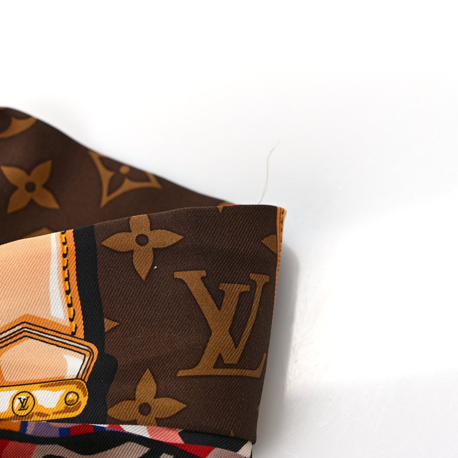 Louis Vuitton Silk Monogram Be Mindful Turban Headband 6 of 7