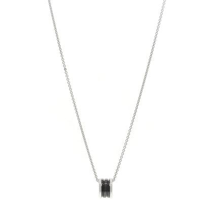 Bulgari Sterling Silver Ceramic Save The Children Pendant Necklace 1 of 4